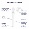 Satisfyer Double Wand-er white incl. Bluetooth and App