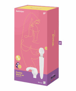 Satisfyer Double Wand-er white incl. Bluetooth and App