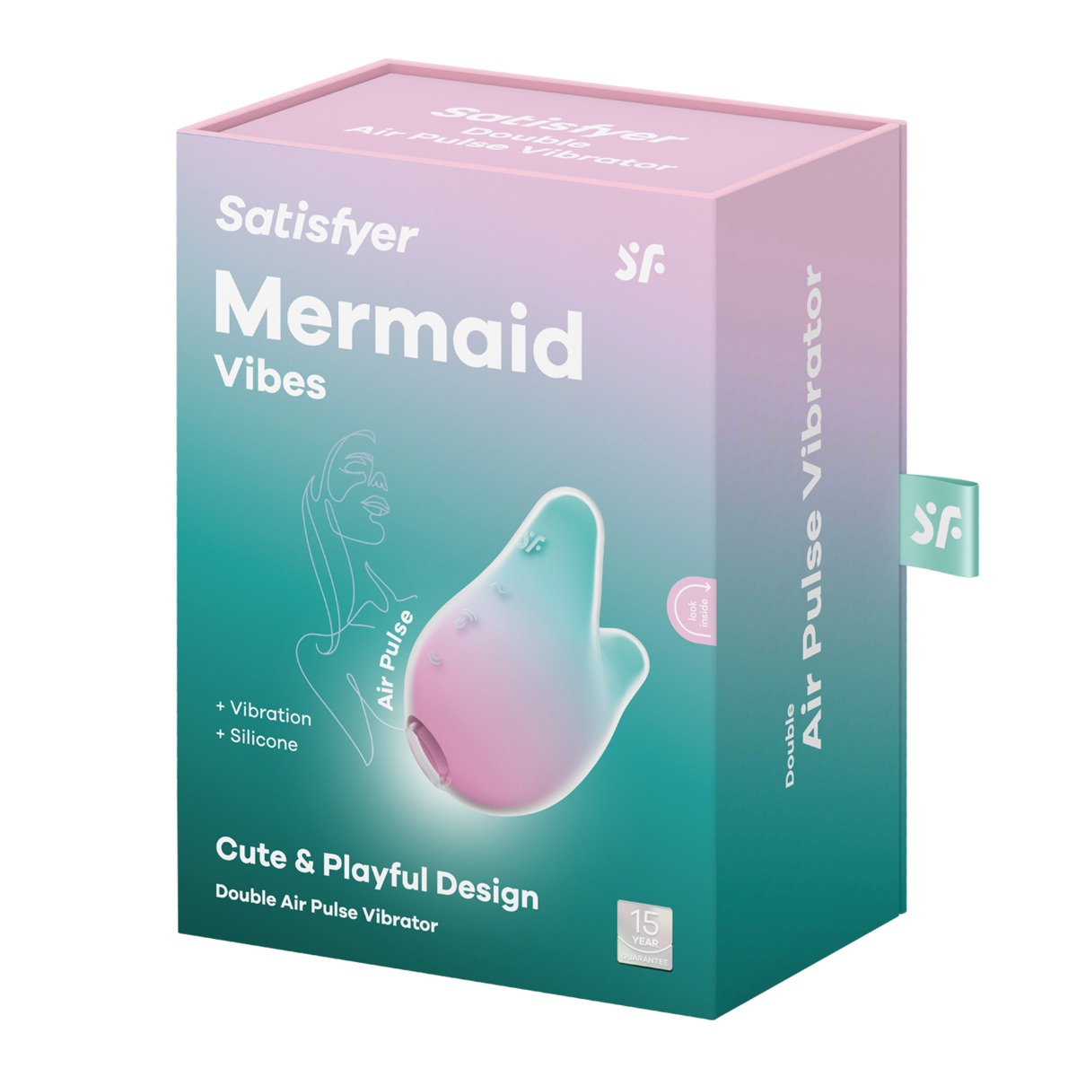 Satisfyer Mermaid Vibes – Mint/Pink
