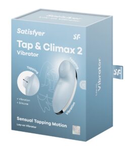 Satisfyer Tap & Climax 2 – Light Blue