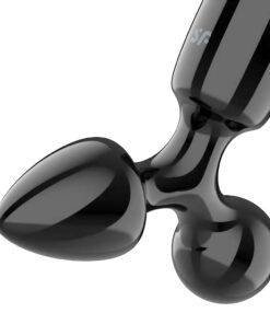 Satisfyer Triple Crystal 1 Glass Dildo – Black