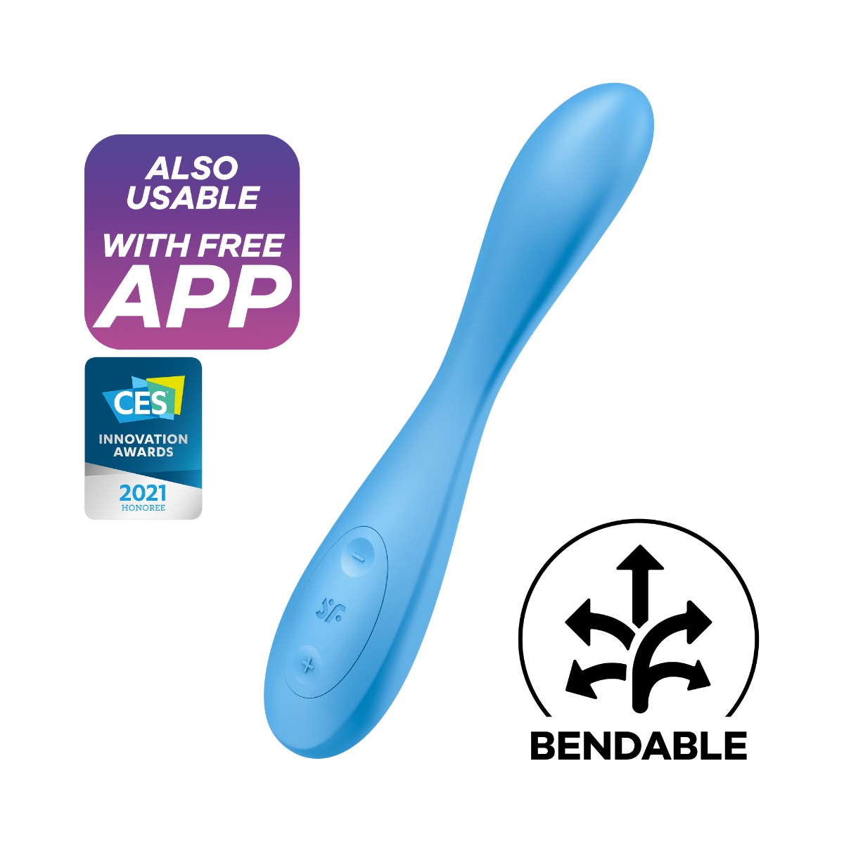 Satisfyer G-Spot Flex 4+ – Blue