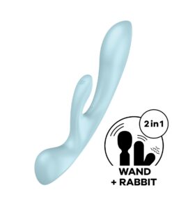 Satisfyer Triple Oh – Light Blue