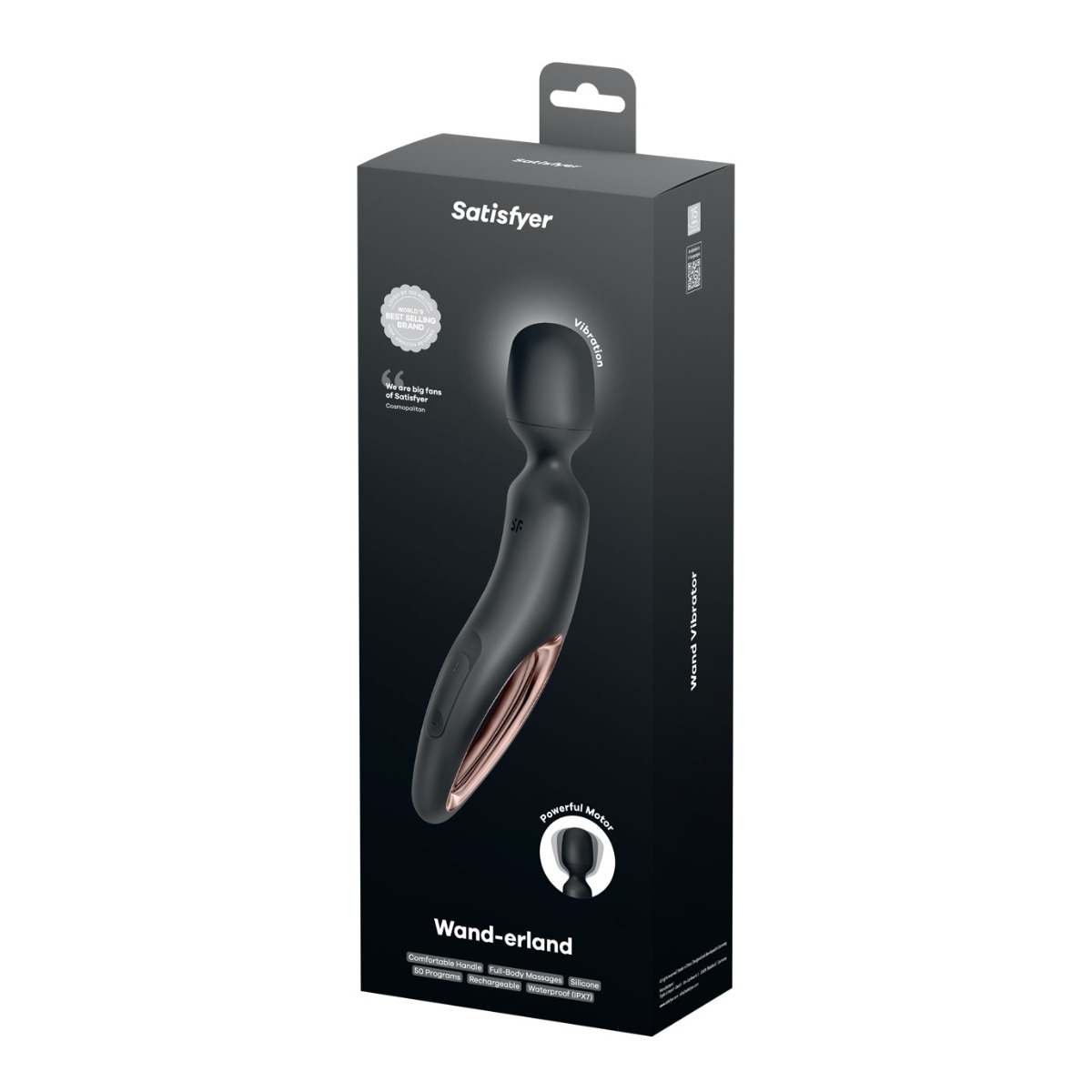 Satisfyer Wand-erland – Black/Rose Gold