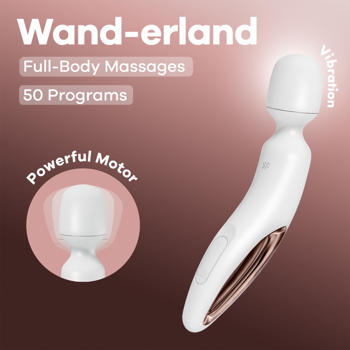 Satisfyer Wand-erland – White/Gold