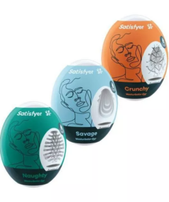 Satisfyer 3er Set Naughty Savage Crunchy – Assorted