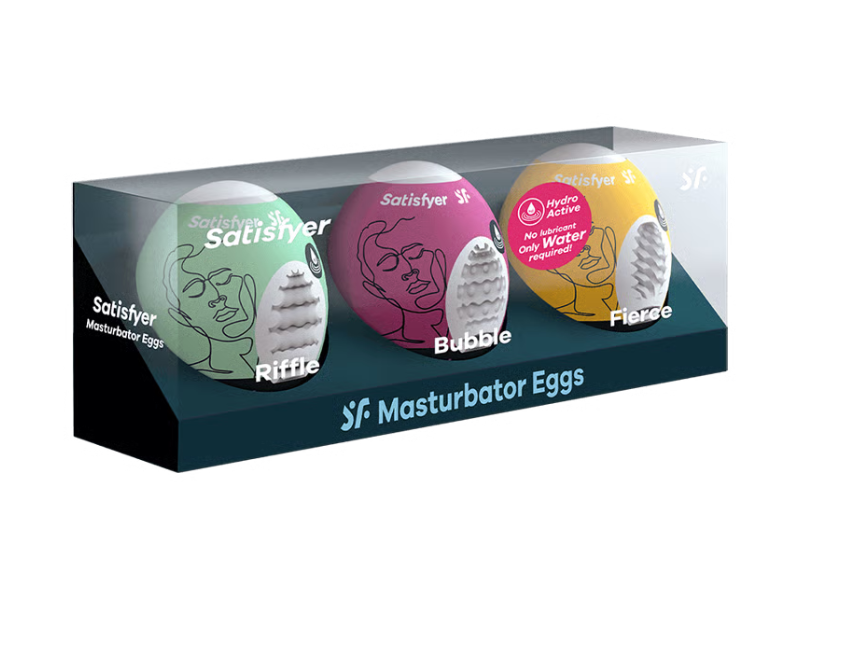 Satisfyer 3er Set Riffle Bubble Fierce – Assorted
