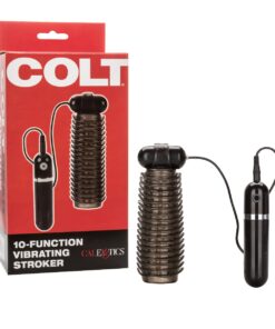 COLT 10 Function Vibrating Stroker - Smoke