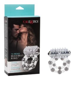 Waterproof Maximus Enhancement Ring - 10 Stroker Beads