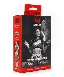 SEI MIO – Nights in Tied Satin – 2 x Silk Sash Restraints