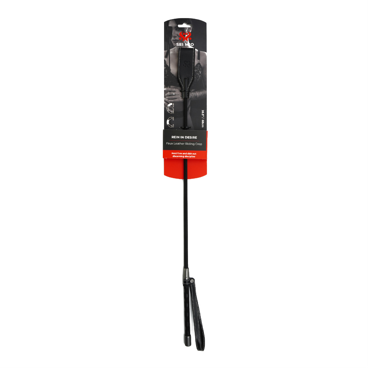 SEI MIO – Rein in Desire – Faux Leather Riding Crop