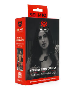 SEI MIO – Strictly Come Quietly – Soft Strap Silicone Ball Gag