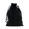 SEI MIO – Velvet Drawstring Bag – Black (300mm x 200mm)