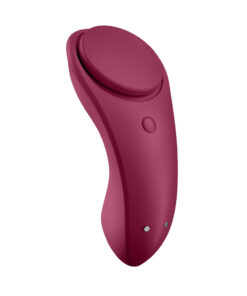 Satisfyer App Enabled Sexy Secret Panty Vibrator - Wine Red
