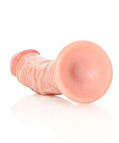 Real Rock - Curved Realistic Dildo with Suction Cup 6 inches - Skin