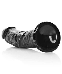 Real Rock - Curved Realistic Dildo with Suction Cup 10 inches - Black