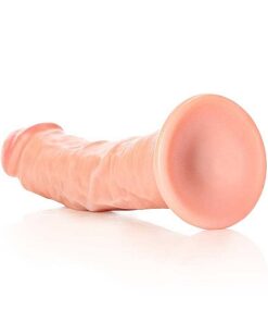 Real Rock - Curved Realistic Dildo with Suction Cup 8 inches - Skin