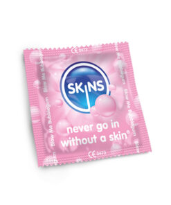Skins Condoms Bubblegum Flavour FOIL (BAG 500)