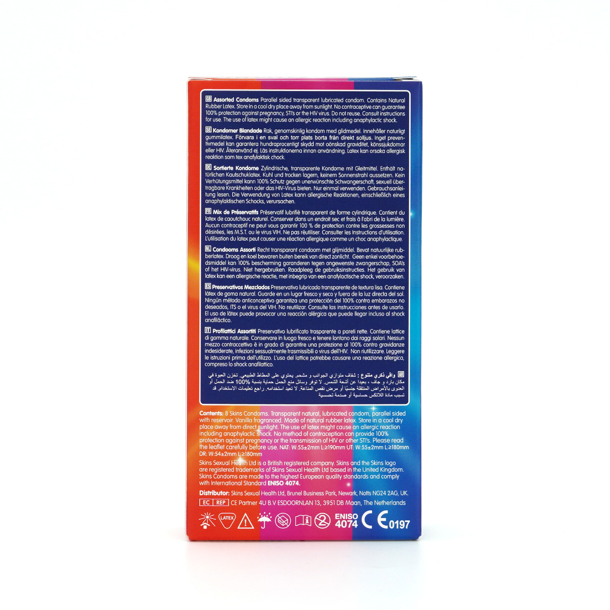 Skins Condoms Assorted 8 Pack
