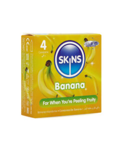 Skins Condoms Banana 4 Pack