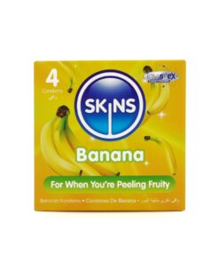 Skins Condoms Banana 4 Pack