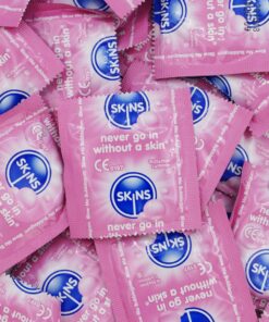 Skins Condoms Bubblegum Flavour FOIL (BAG 500)