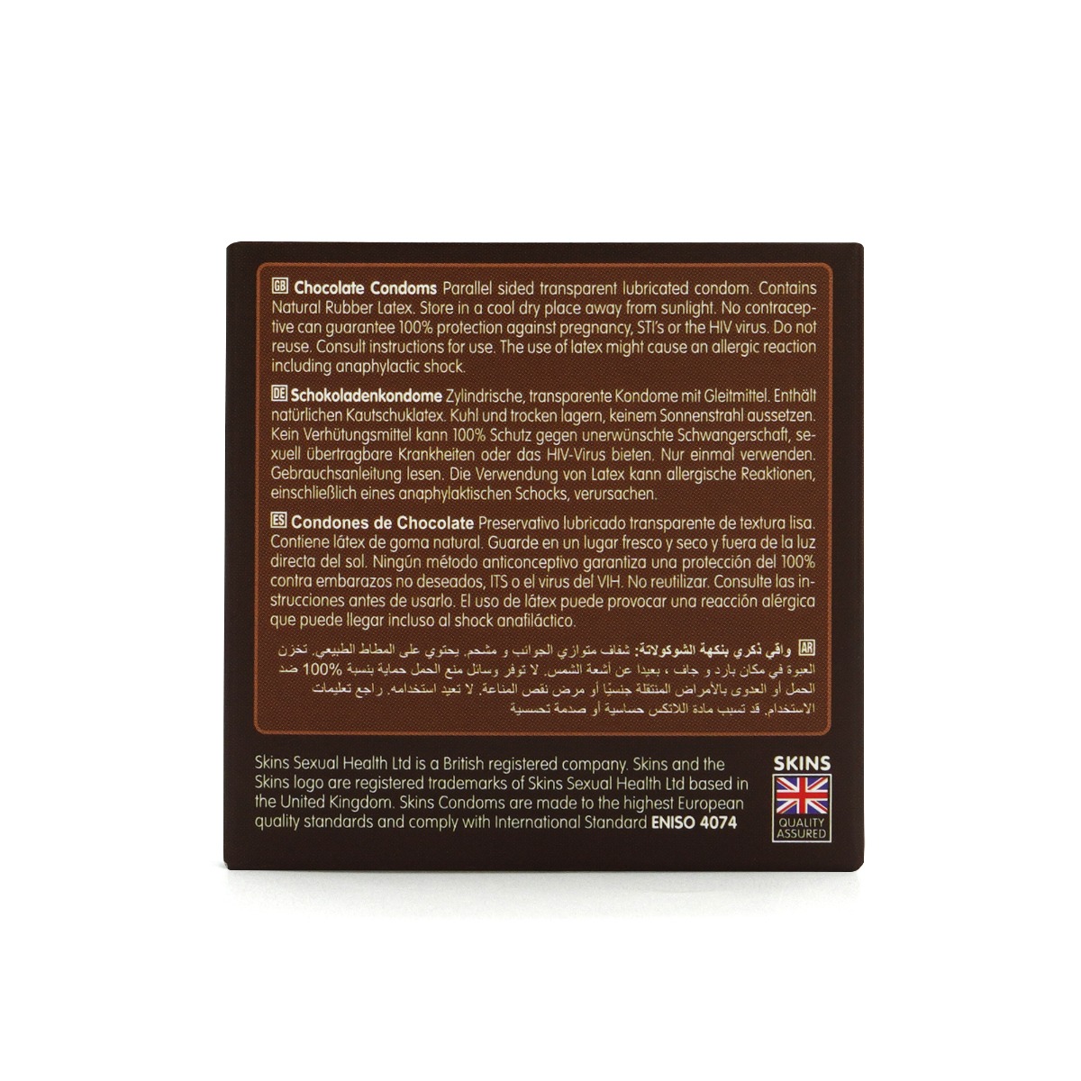 Skins Condoms Chocolate 4 Pack
