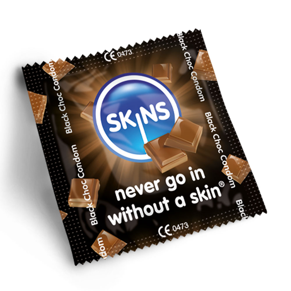 Skins Condoms Chocolate FOIL (BAG 500) packaging