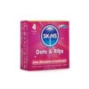 Skins Condoms Dots & Ribs 4 Pack
