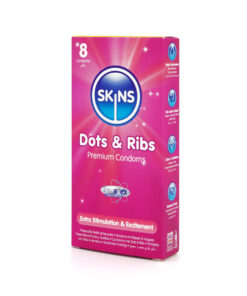 Skins Condoms Dots & Ribs 8 Pack