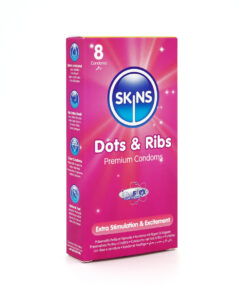 Skins Condoms Dots & Ribs 8 Pack