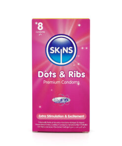 Skins Condoms Dots & Ribs 8 Pack
