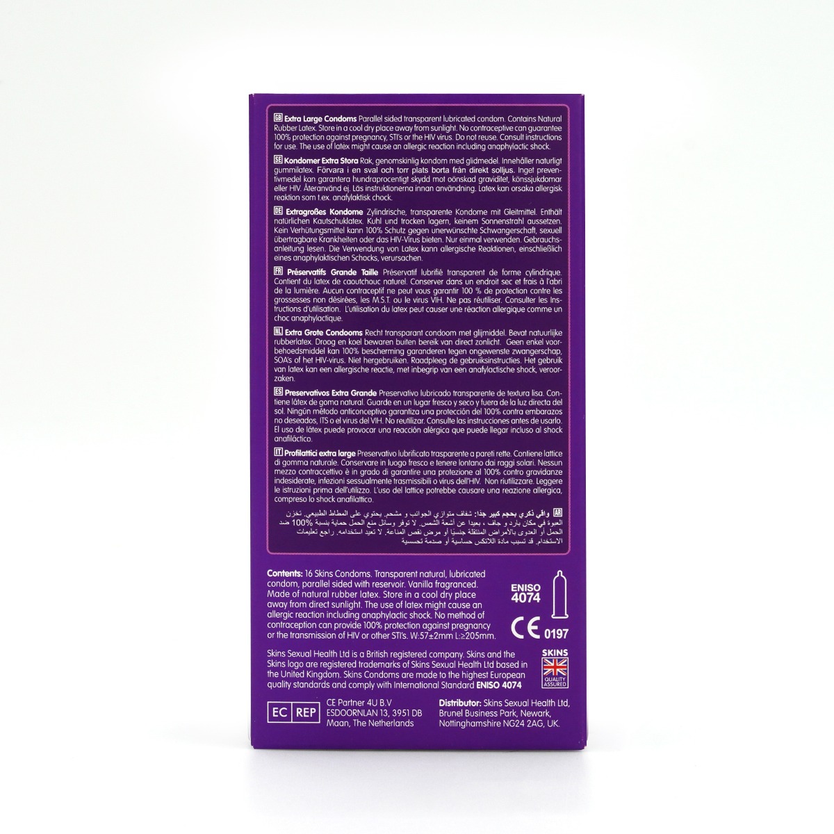 Skins Condoms Extra Large 16 Pack