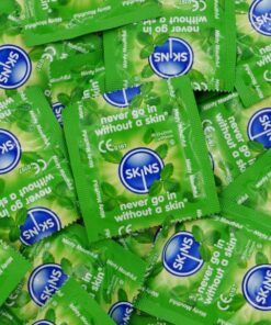 Skins Condoms Mint Flavour FOIL (BAG 500)