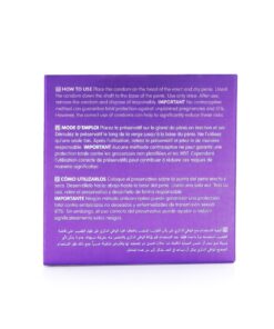 Skins Condoms Non-Latex XL 4 Pack