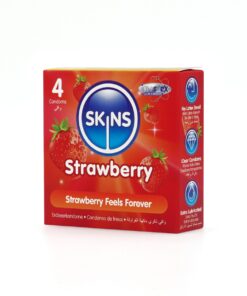 Skins Condoms Strawberry 4 Pack
