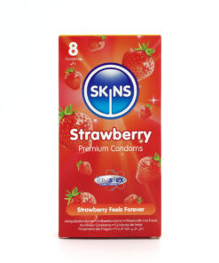 Skins Condoms Strawberry 8 Pack