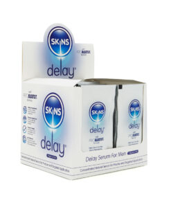 Skins Natural Delay Serum Foil 54 x 5ml Sachets with POS (fragrance free)