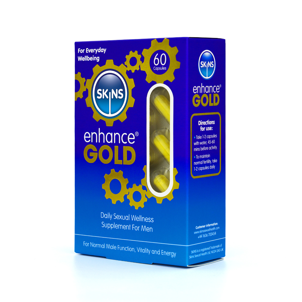 Skins Enhance Gold Pill – 60 Pack