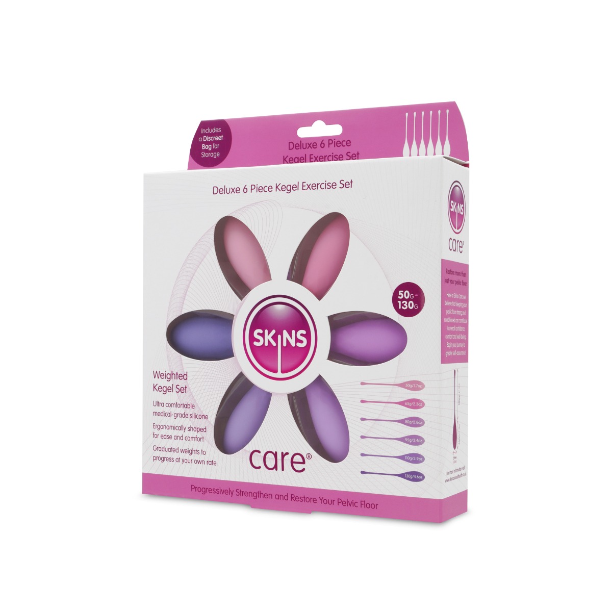 Skins Care – Kegel Exercise Set – 6pc Set