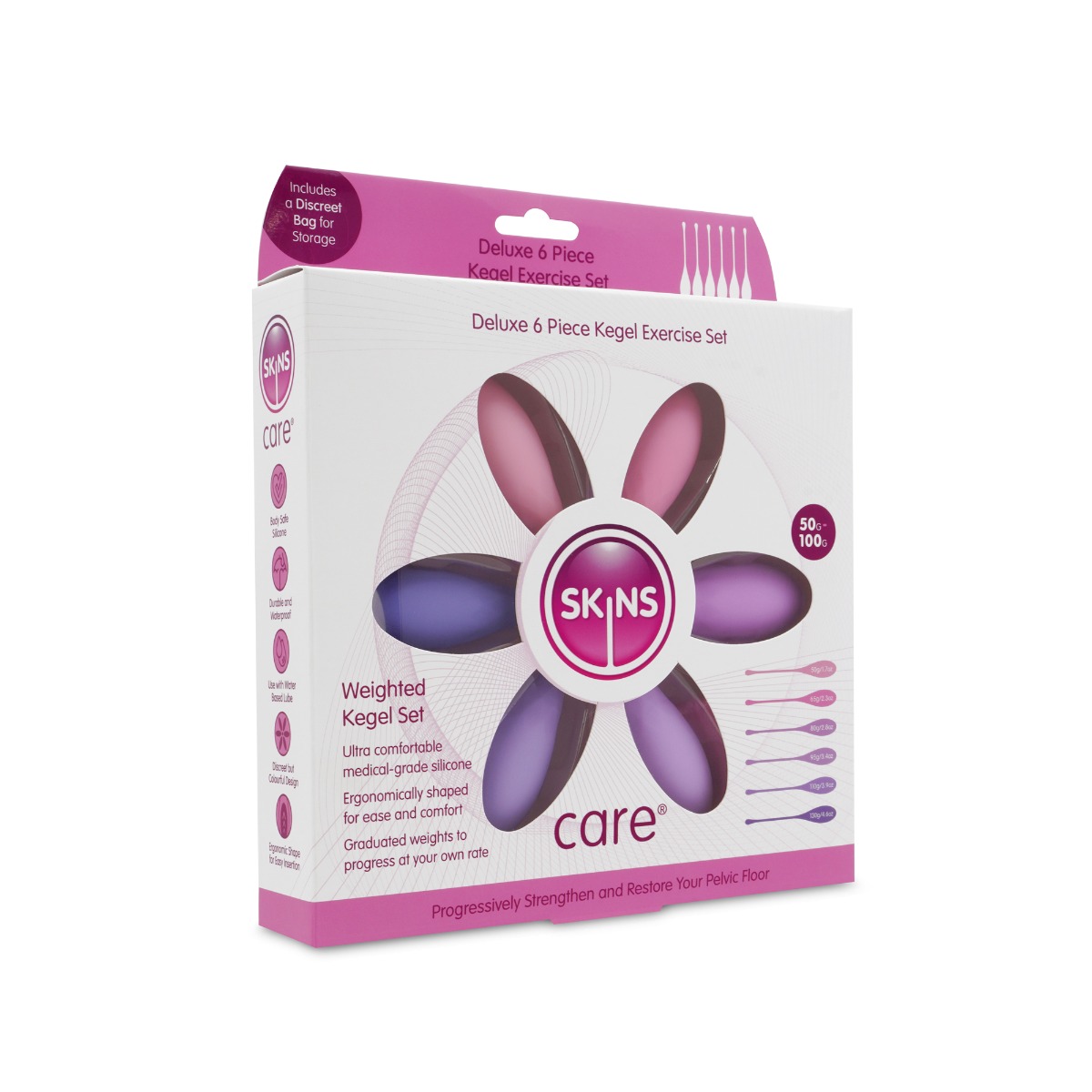 Skins Care – Kegel Exercise Set – 6pc Set