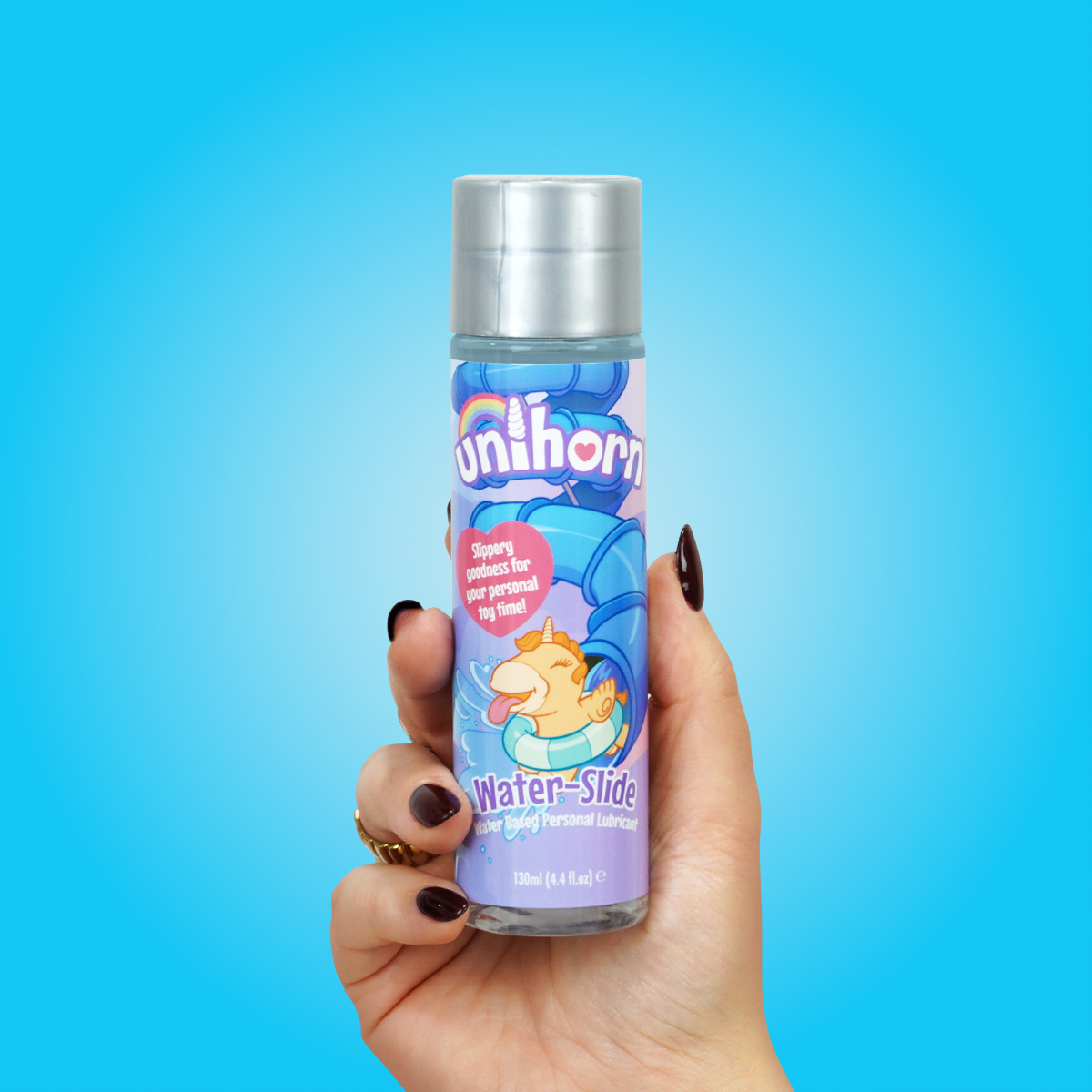 Unihorn Water-Slide Water Based Personal Lubricant 4.4 fl oz (130ml)