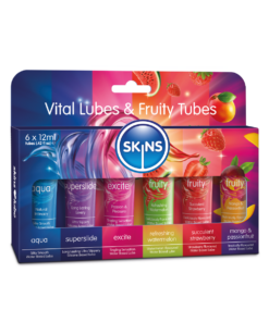 Skins 12ml Sampler Tubes – Vital & Fruity 6pk