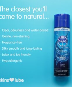 Skins Aqua Water Based Lubricant 4.4 fl oz (130ml)