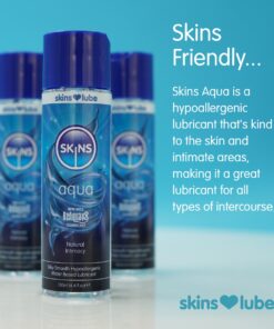 Skins Aqua Water Based Lubricant 4.4 fl oz (130ml)