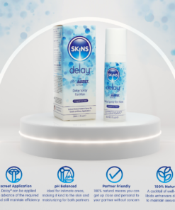 Skins Natural Delay Spray 30ml (fragrance free)