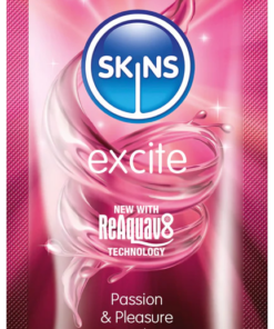 Skins Excite Tingling Water Based Lubricant - 5ml Foil