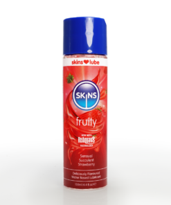 Skins Strawberry Water Based Lubricant 4.4 fl oz (130ml)