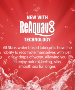 Skins Strawberry Water Based Lubricant 4.4 fl oz (130ml)