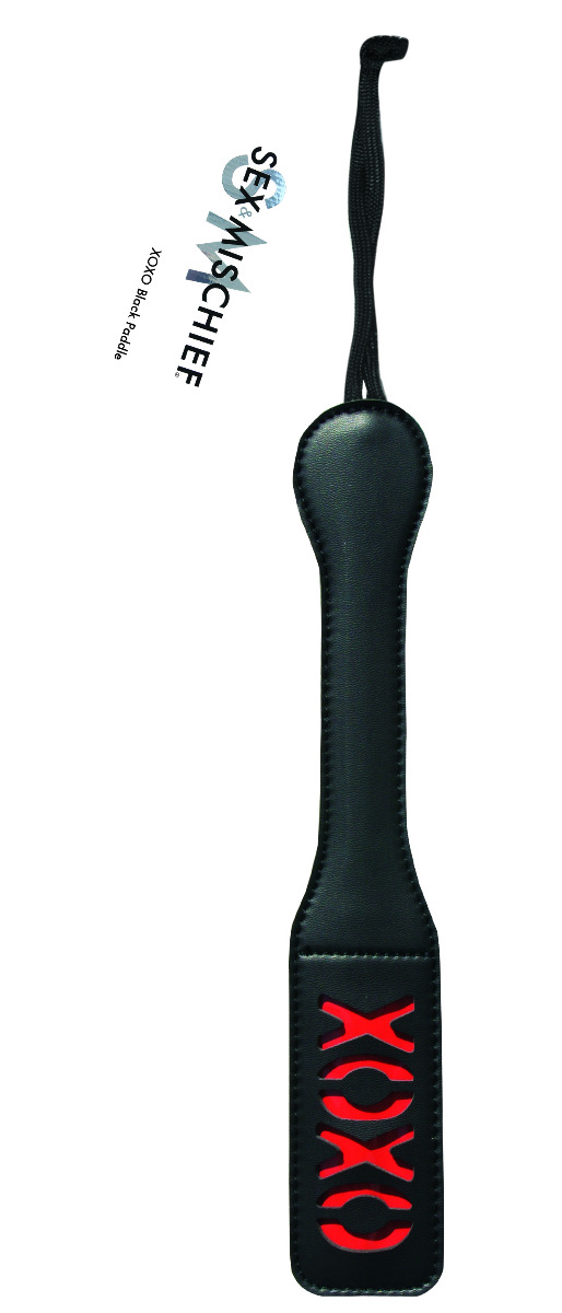 S&M XOXO Paddle: Black